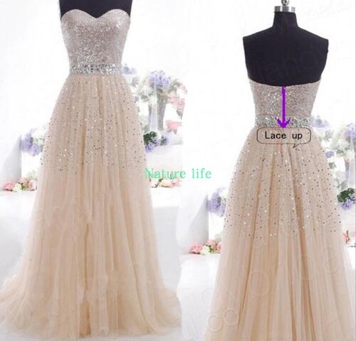 Chiffon Bridesmaid Evening Formal Party Ball Gown Prom Dress