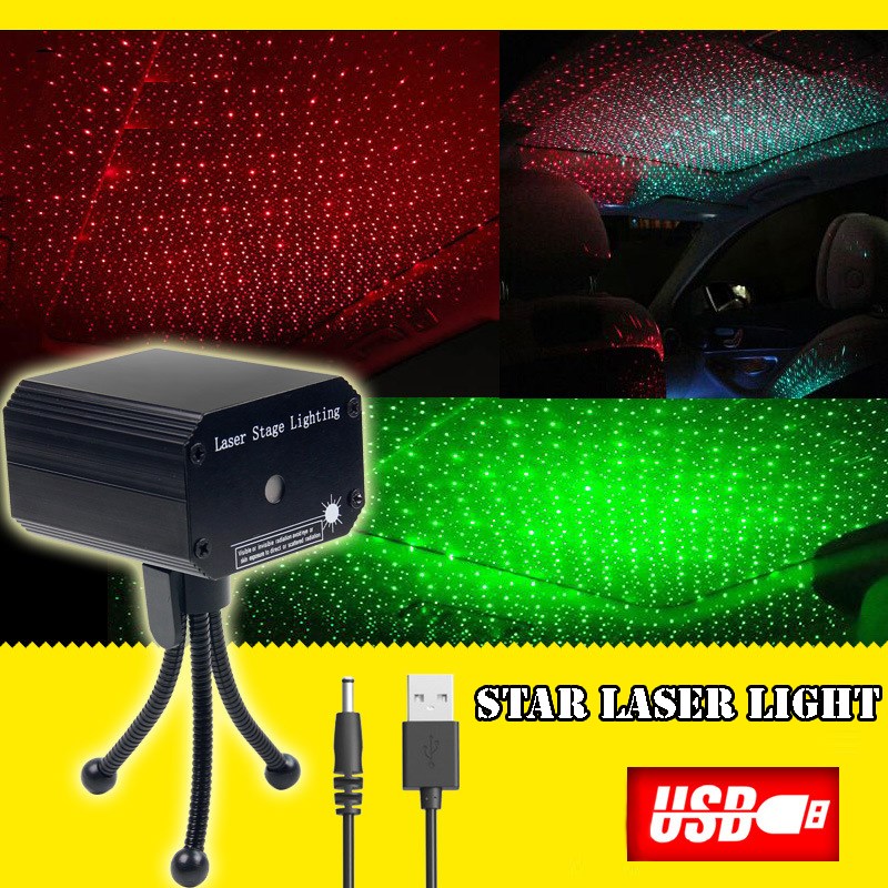 LED stage new star mini portable charging treasure USB car s