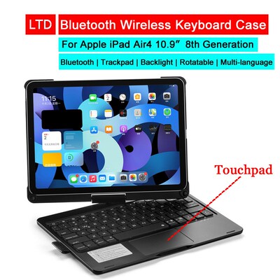 Wireless Bluetooth Keyboard Case For iPad Air4 10.9 2020 8t