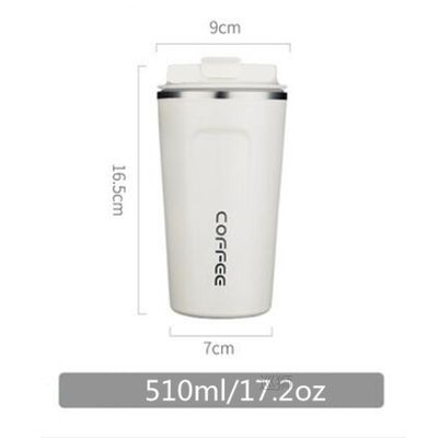 380/510ml Stainless Steel Coffee Thermos Mug Portable Car Va