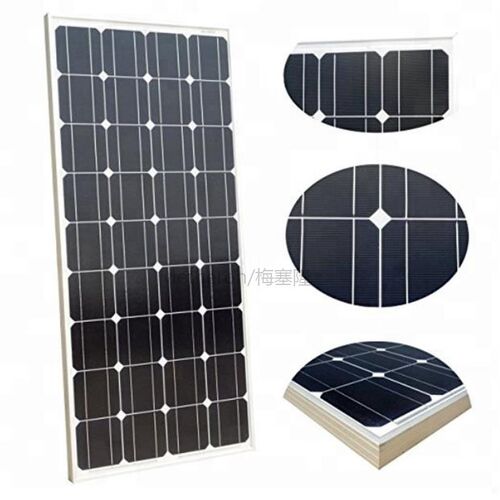 100w solar panel glass panel solar power generation, providi