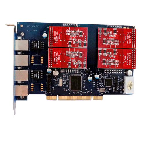 TDM410P with 4 FXO FXS Modules - FXS FXO Card Compatible San