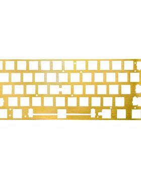 GK61 GK64 Mechanical Keyboard CNC Brass Drawing Concurrence