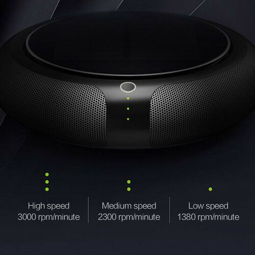 Solar Powered Car Air Purifier Freshener - Negative Ions Air