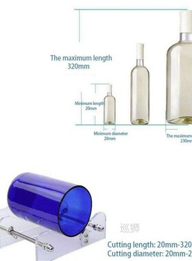 Wine Beer Bottle Cutter Machine Professional Bottles Cutting
