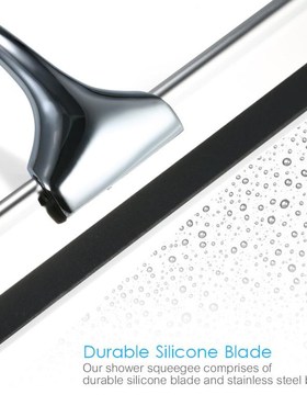 Stainless Steel Window Glass Wiper Cleaner Squeegee Shower