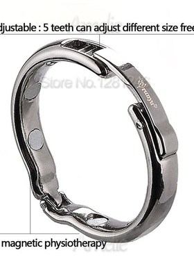 Adjustable SIZE Cock Ring Glans Ring Magnetic Sheath Compoun