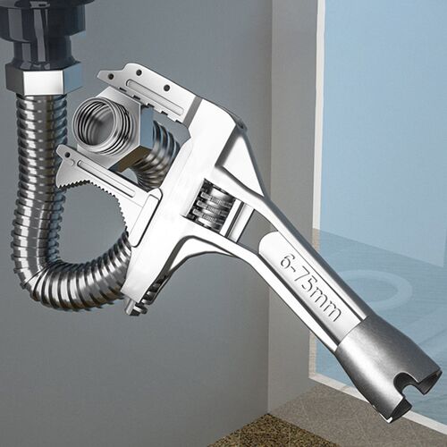 Adjustable Wrench Large Opening Spanner Aluminium Alloy Key