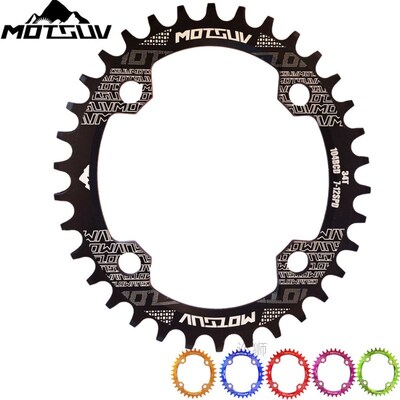 Bicycle Crank 104BCD Oval 32T 34T 36T 38T Chainring Narrow W