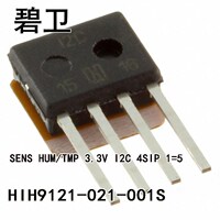 HIH9121-021-001S SENS HUM/TMP 3.3V I2C 4SIP 1=5