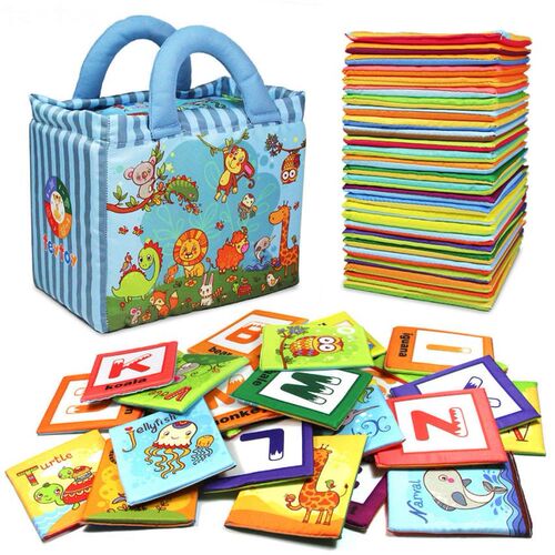 Montessori Kids Baby Book Quiet Book Toddler Early Learning