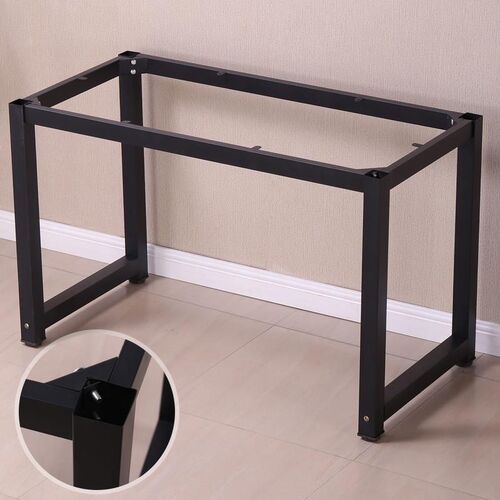 New table leg bracket metal support frame table shelf
