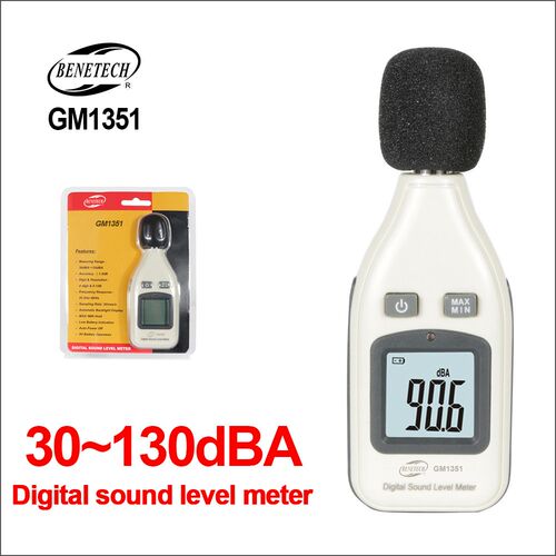 BENETECH Digital Sound Level Meter Noise Audio Decibelimetro