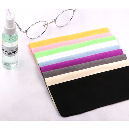 100Pcs/lots Chamois Cleaner Microfiber Glasses Cleaner Soft