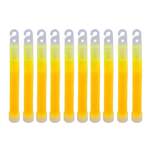 10 Pcs 6inch Industrial Grade Glow Sticks Light Stick Party