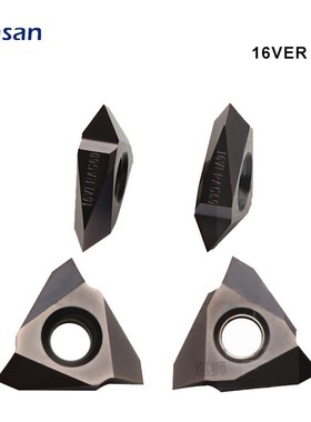 10pcs 16VER AG60 ISO Carbide Inserts CNC Lathe Tools Threadi