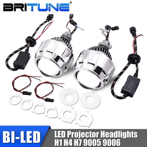 Bi-led Lens 2.5 LED Projector Headlight Lenses H7 H4 9005 90