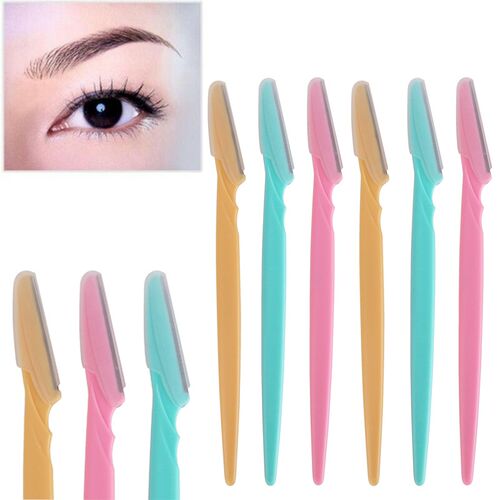 6pcs Eyebrow razor shaving hair removal blade eyebrow razor
