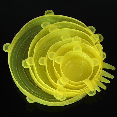 VandHome 6 Pcs/ Set Silicone Cover Adaptable Silicone Stretc