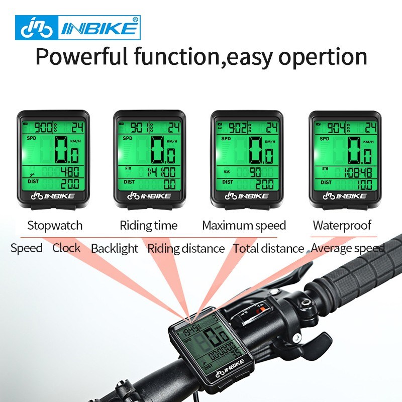 Waterproof Bike Computer Speedometer Wireless Wired Odometer