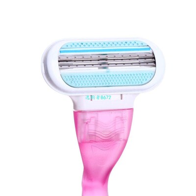1 Razor Handle 4 Razor Blades Manual Shaving Women Razors Bl