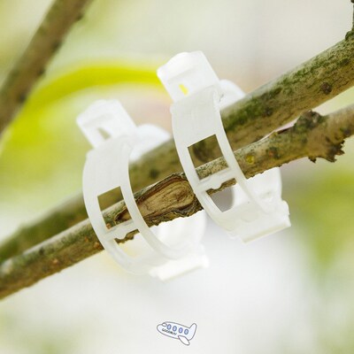 50/100pcs 30mm Plastic Plant Support Clips For Tomato Hangin