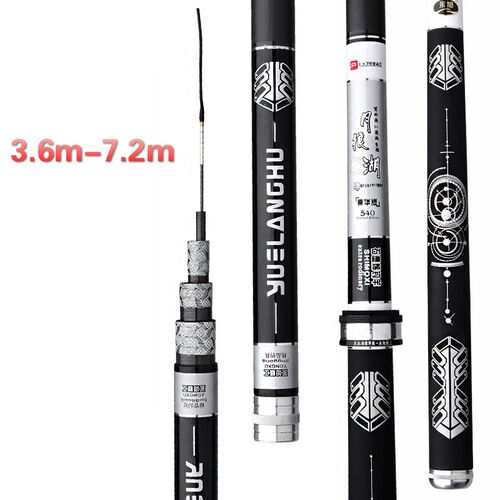 3.6m-7.2m Taiwan Fishing Olta Black Pit Fishing Rod Ultra Li