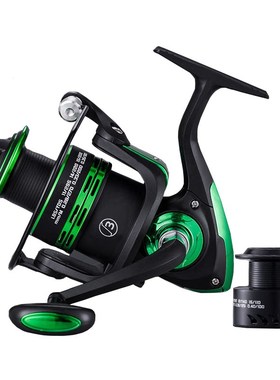 Metal Spool Spinning Reel  Spinning Fishing reel Free spare