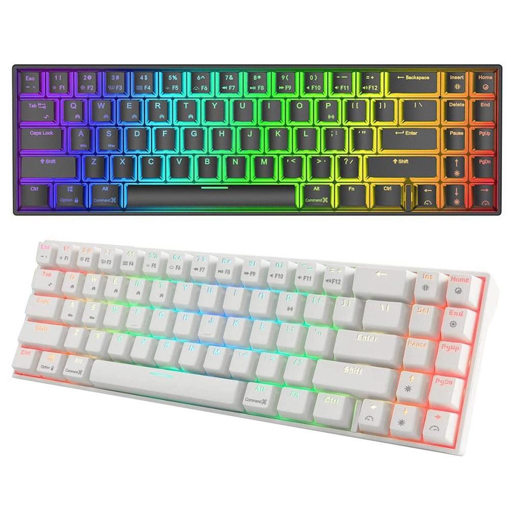 RK71 Mechanical board RGB Backlit 71 s Small Gang board, Blu