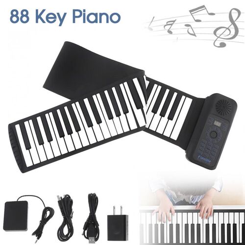 Portable 88 Keys SB MIDI Roll p Piano Electronic Piano Silic