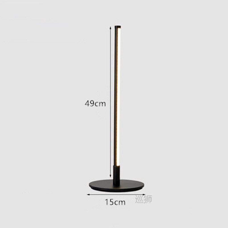 Nordic RGB Corner Floor Lamp Modern Simple LED Rod Floor Lam