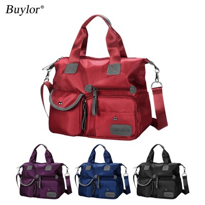 Buylor Women's Bag Handbags Ladies shoulder bag Nylon Water