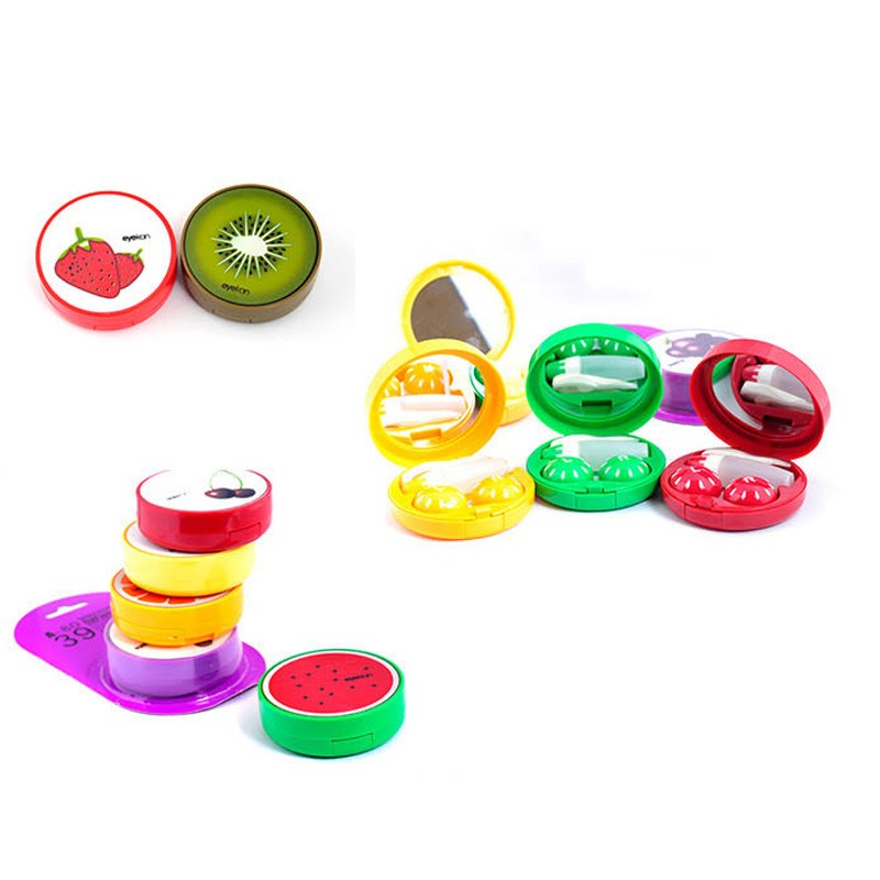 Travel Pocket Fruit Style Soak Storage Contact Len Case Box