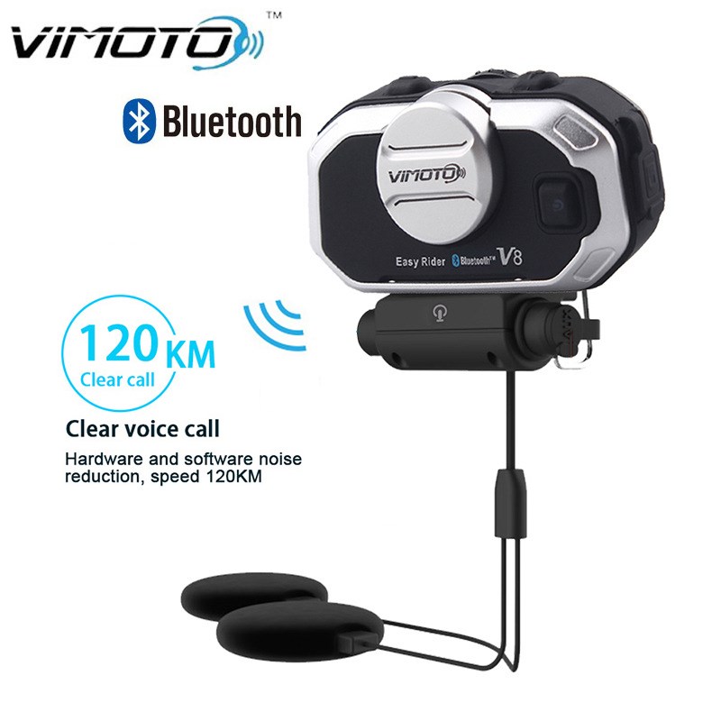 Easy Rider vimoto V8 850mAh Helmet Bluetooth Headset Motorcy