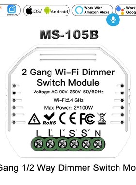 DIY WiFi Smart Light Switch Module Smart Life Tuya Remote Vo