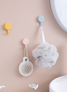 10pcs Solid Color Free Punching Door Without Trace Nail Smal