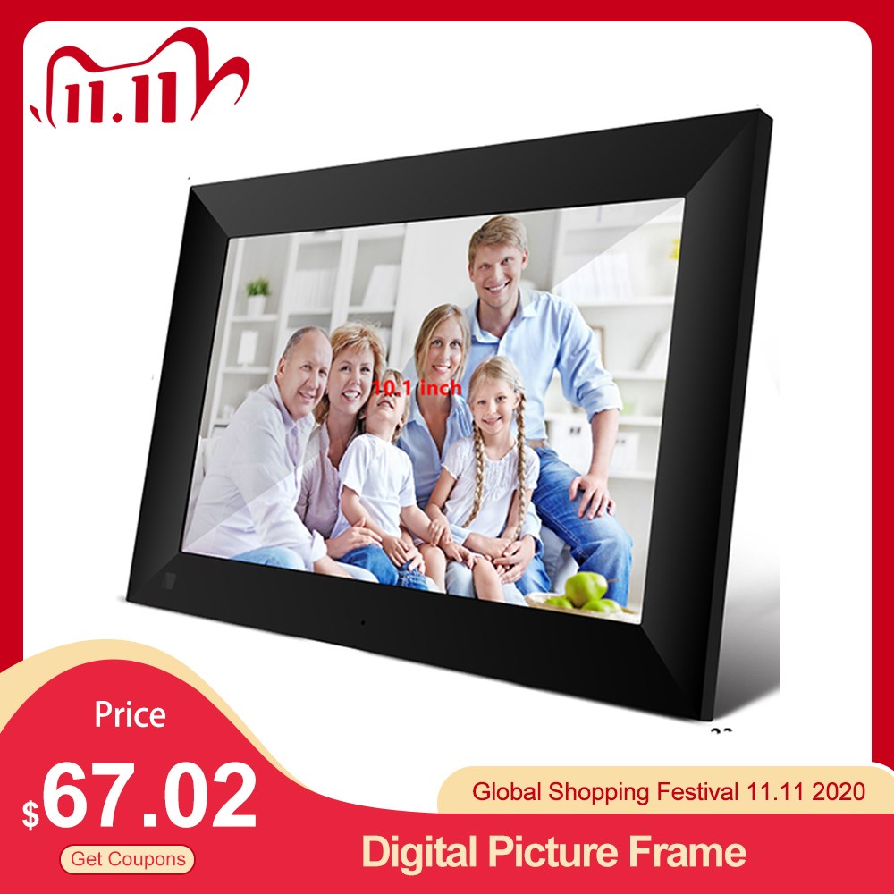 EU/US IPS Touch Screen P100 10.1“ 16GB Digital Picture Fram