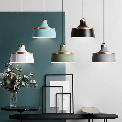 Single-head Nordic Chandelier Postmodern Danish Style Restau