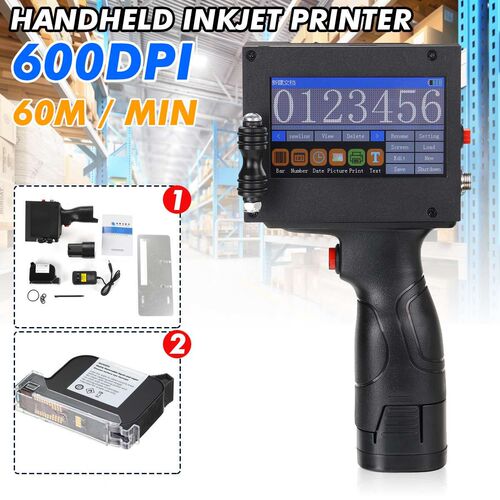 Intelligent hand jet handheld ouch inkjet printer portable f