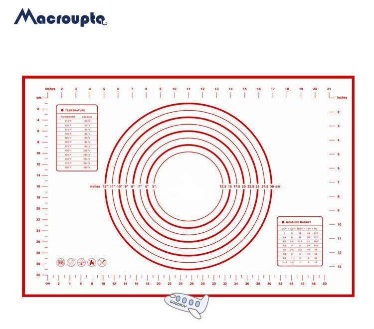silicone baking mats sheet pizza dough non-stick maker holde