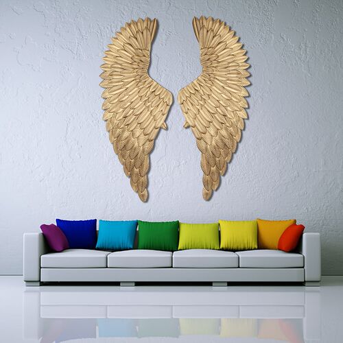 Wall Decoration Angel Wings Retro Metal wings Bar Coffee Sho