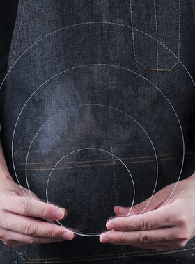 2PCS Acrylic Cake Scraper Smoother Adjustable Fondant Spatul