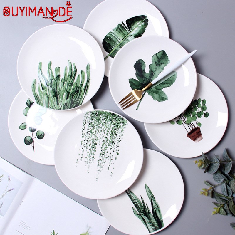 Fashion Nordic Creative Dinner Plate Household Ceramic Weste