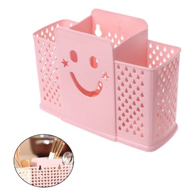 Kitchen Draining Rack Cage Cutlery Chopsticks Spoon Holder S