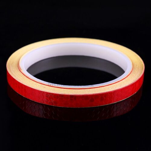 1 Roll 8 Meter Bike Crystal Grid Reflective ers Strip MTB Bi