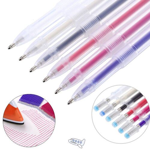 1Set Heat Wrap Fade Out Fabric Markers Pencil High Temperatu