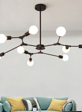 Nordic  Bean Molecular Hangding Light Modern LED Ceiling Cha