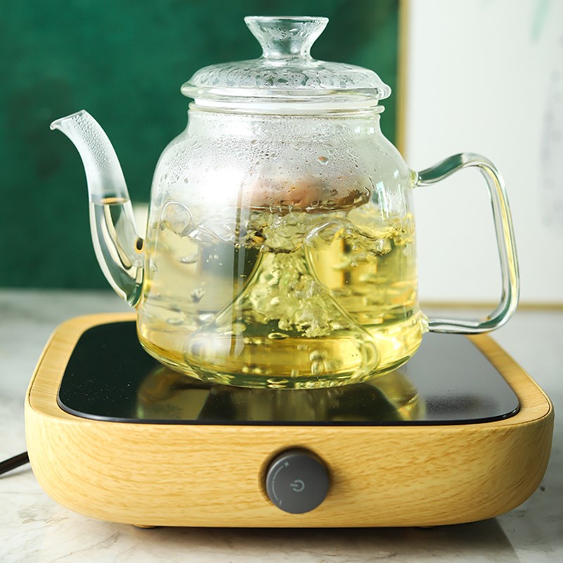 700/1400ml Large-capacity Glass Tea Pot Boil Tea Ware Glass