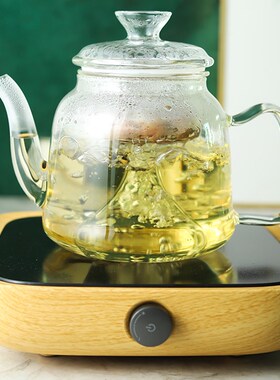 700/1400ml Large-capacity Glass Tea Pot Boil Tea Ware Glass