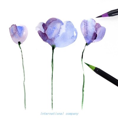20 Color PreMiuM Painting Soft BruSh Pen Set WaterColor Mark